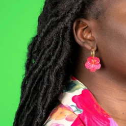 Coucou Suzette Hibiscus Earrings* Jewelry
