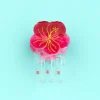 Coucou Suzette Hibiscus Mini Hair Claw* Mini Hair Claws