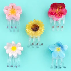 Coucou Suzette Hibiscus Mini Hair Claw* Mini Hair Claws