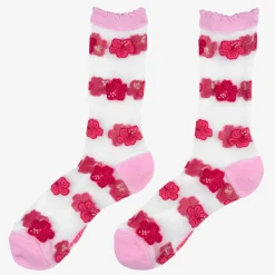 Coucou Suzette Hibiscus Sheer Socks* Sheer Socks