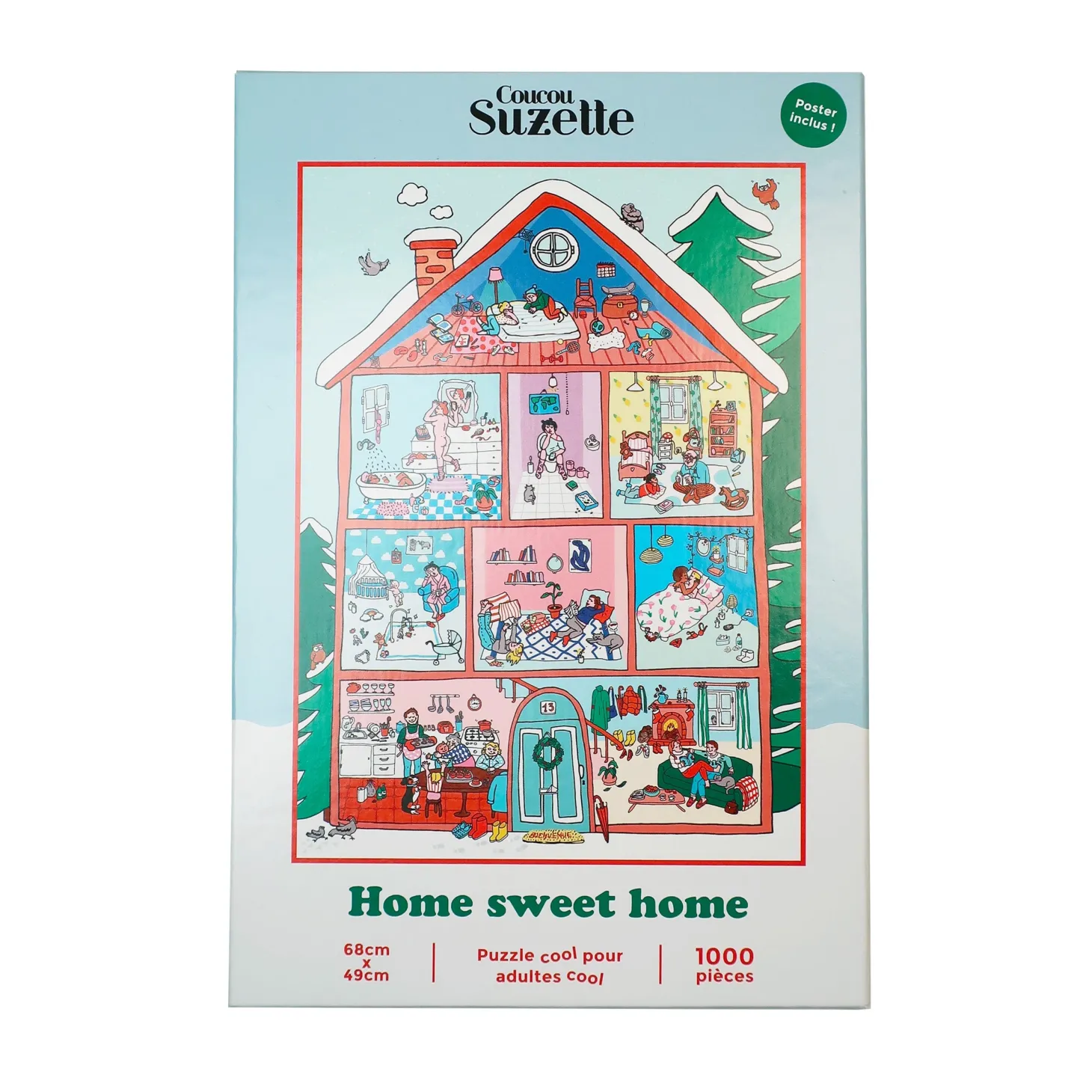 Coucou Suzette Home Sweet Home Jigsaw Puzzle - 1000 Pieces* Stationery