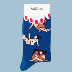 Coucou Suzette Kamasutra Socks - Gay Girls Lovers* Cotton Socks