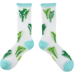 Coucou Suzette Lily Of The Valley Sheer Socks* Sheer Socks