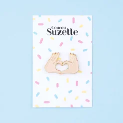 Coucou Suzette Love Pin - White* Pins