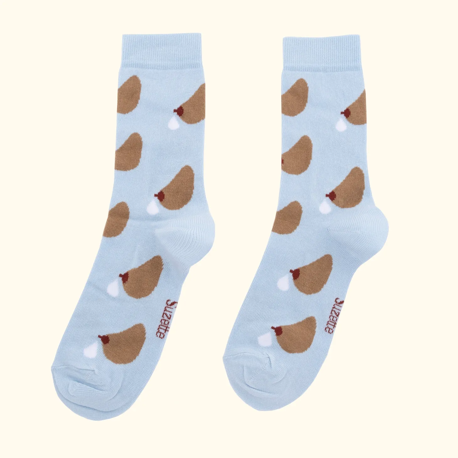 Coucou Suzette Milk Socks - Black* Cotton Socks