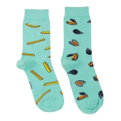 Coucou Suzette Mussels & Fries Socks* Cotton Socks