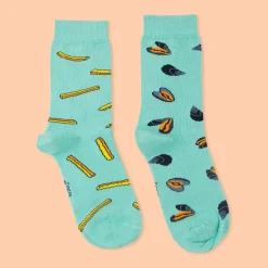 Coucou Suzette Mussels & Fries Socks* Cotton Socks