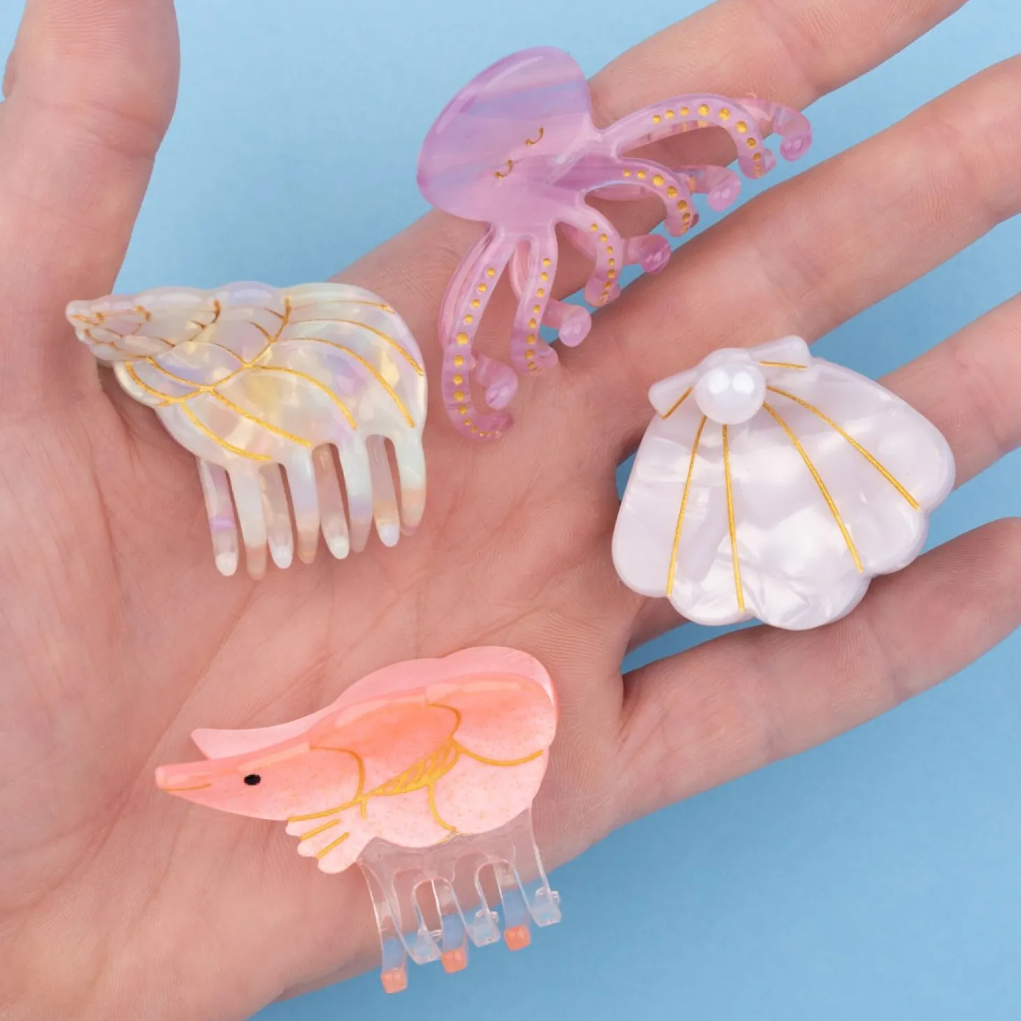 Coucou Suzette Octopus Mini Hair Claw* Mini Hair Claws