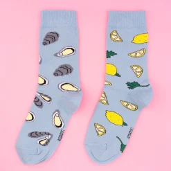 Coucou Suzette Oyster & Lemon Socks* Cotton Socks