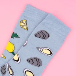 Coucou Suzette Oyster & Lemon Socks* Cotton Socks