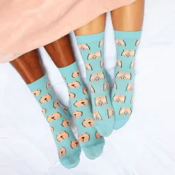 Coucou Suzette Pee-Pee Socks - White* Cotton Socks
