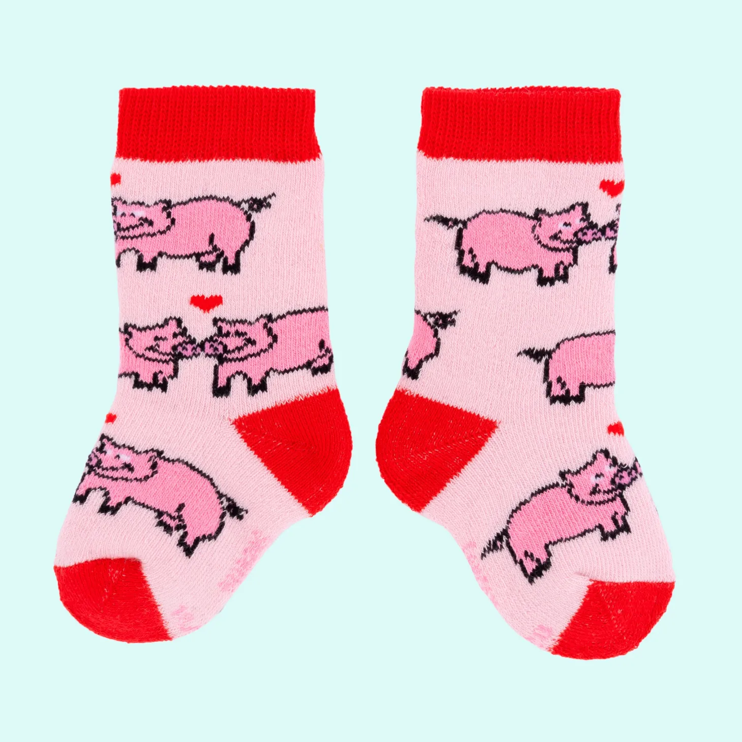 Coucou Suzette Pigs In Love Socks - Kids* Kids Socks