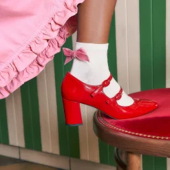 Coucou Suzette Pink Bow Socks* Cotton Socks