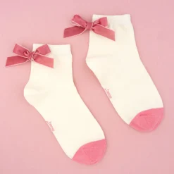 Coucou Suzette Pink Bow Socks* Cotton Socks