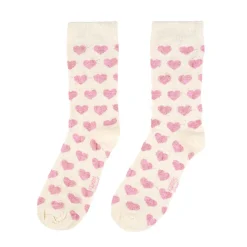 Coucou Suzette Pink Heart Socks* Cotton Socks