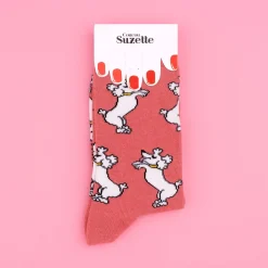 Coucou Suzette Poodle Socks* Cotton Socks
