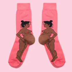 Coucou Suzette Pregnant Woman Socks - Black* Cotton Socks