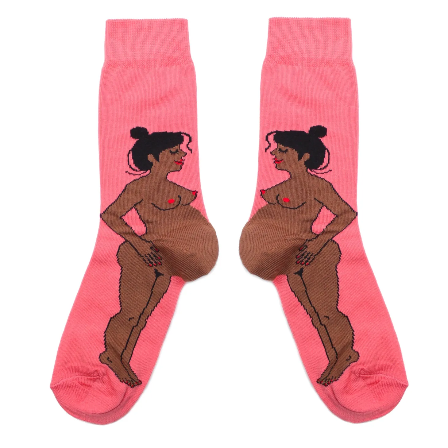 Coucou Suzette Pregnant Woman Socks - Black* Cotton Socks