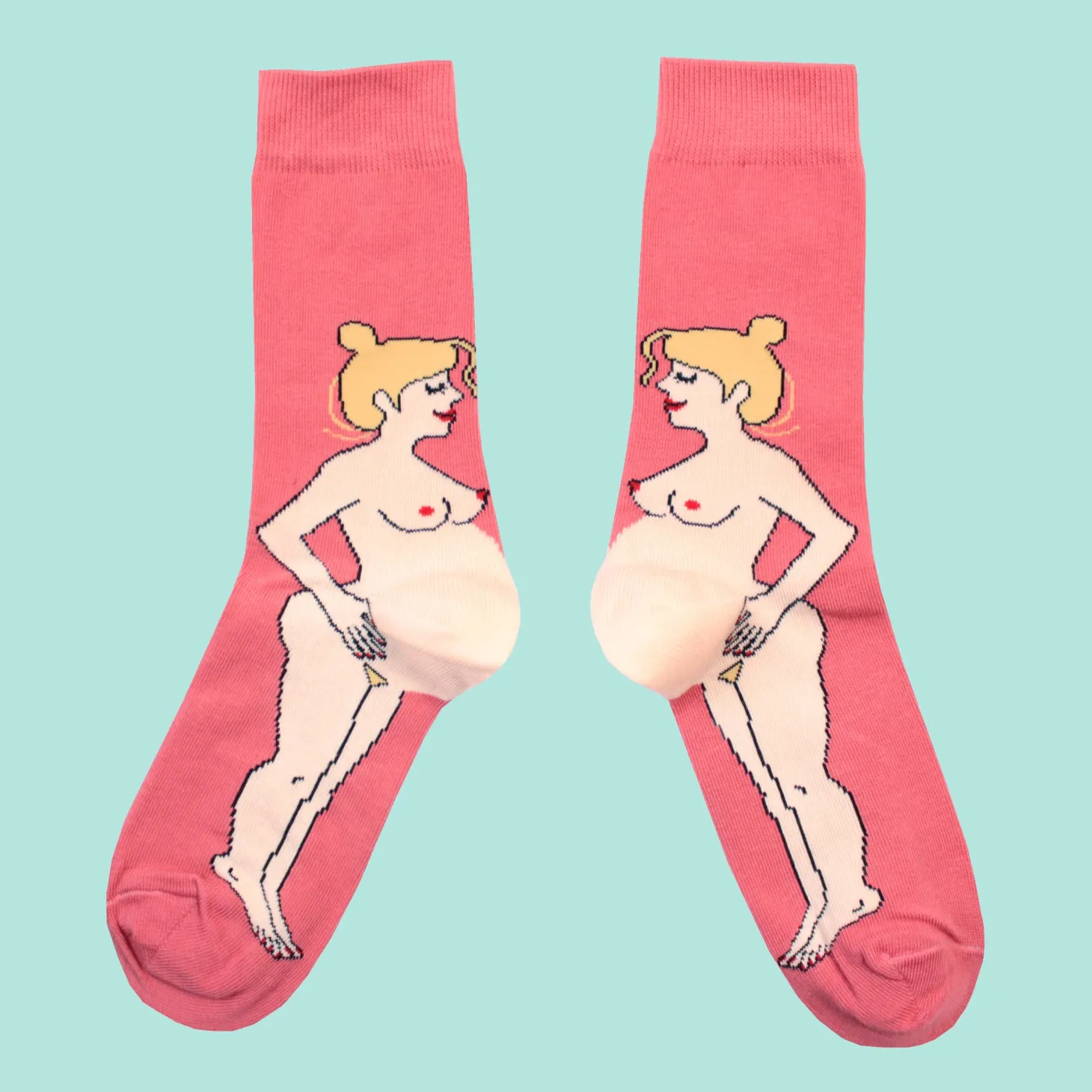 Coucou Suzette Pregnant Woman Socks - Blonde* Cotton Socks