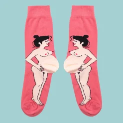 Coucou Suzette Pregnant Woman Socks - White* Cotton Socks