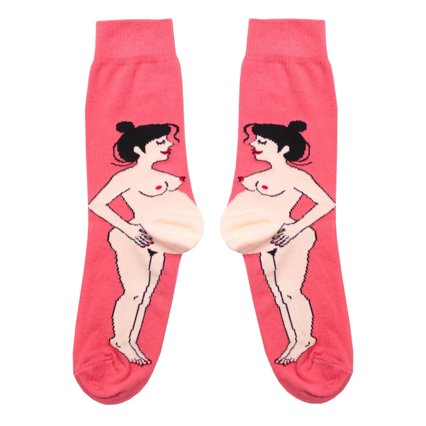 Coucou Suzette Pregnant Woman Socks - White* Cotton Socks