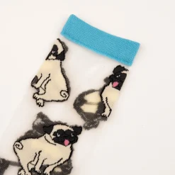 Coucou Suzette Pug Sheer Socks* Sheer Socks