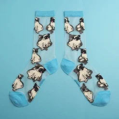 Coucou Suzette Pug Sheer Socks* Sheer Socks
