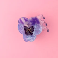 Coucou Suzette Purple Pansy Hair Claw* Hair Claws
