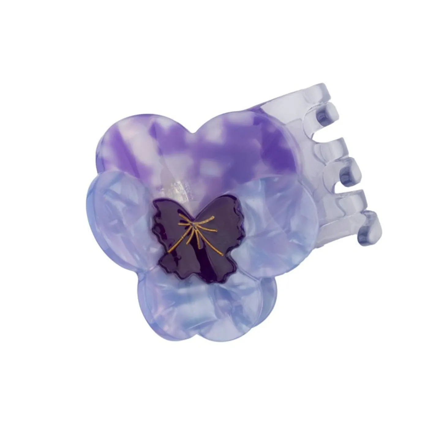 Coucou Suzette Purple Pansy Hair Claw* Hair Claws