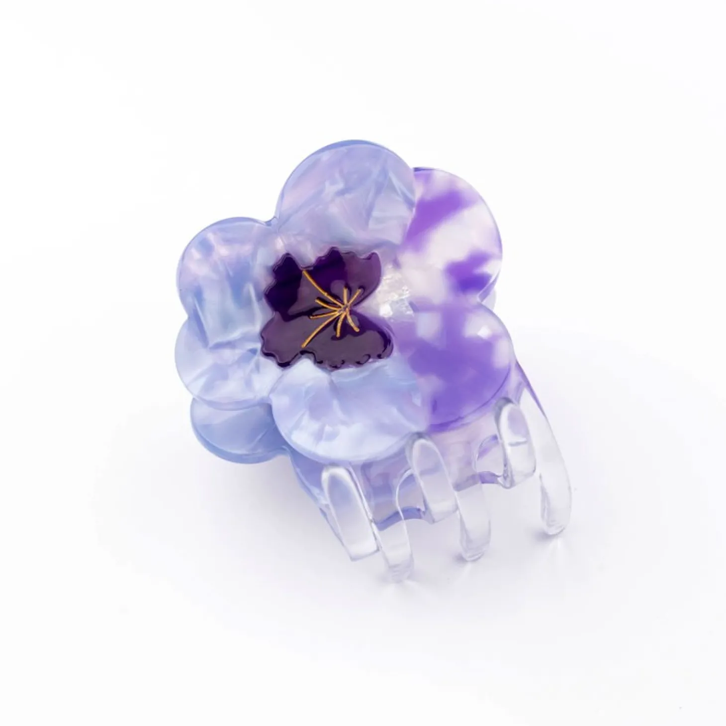 Coucou Suzette Purple Pansy Hair Claw* Hair Claws