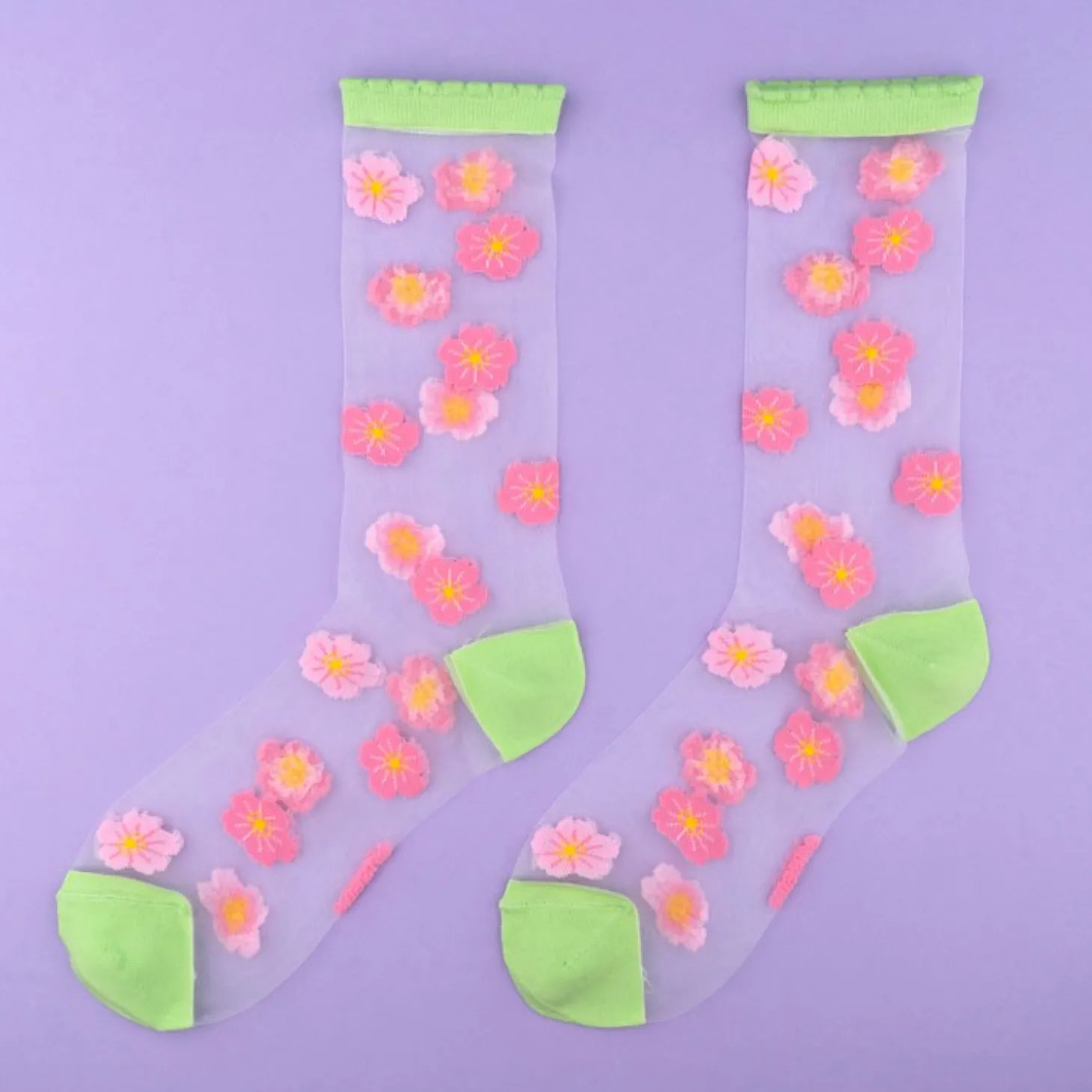 Coucou Suzette Sakura Sheer Socks* Sheer Socks
