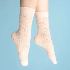 Coucou Suzette Scallop Shell Socks* Cotton Socks