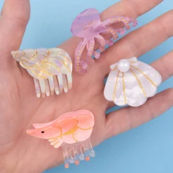 Coucou Suzette Shell Mini Hair Claw* Mini Hair Claws