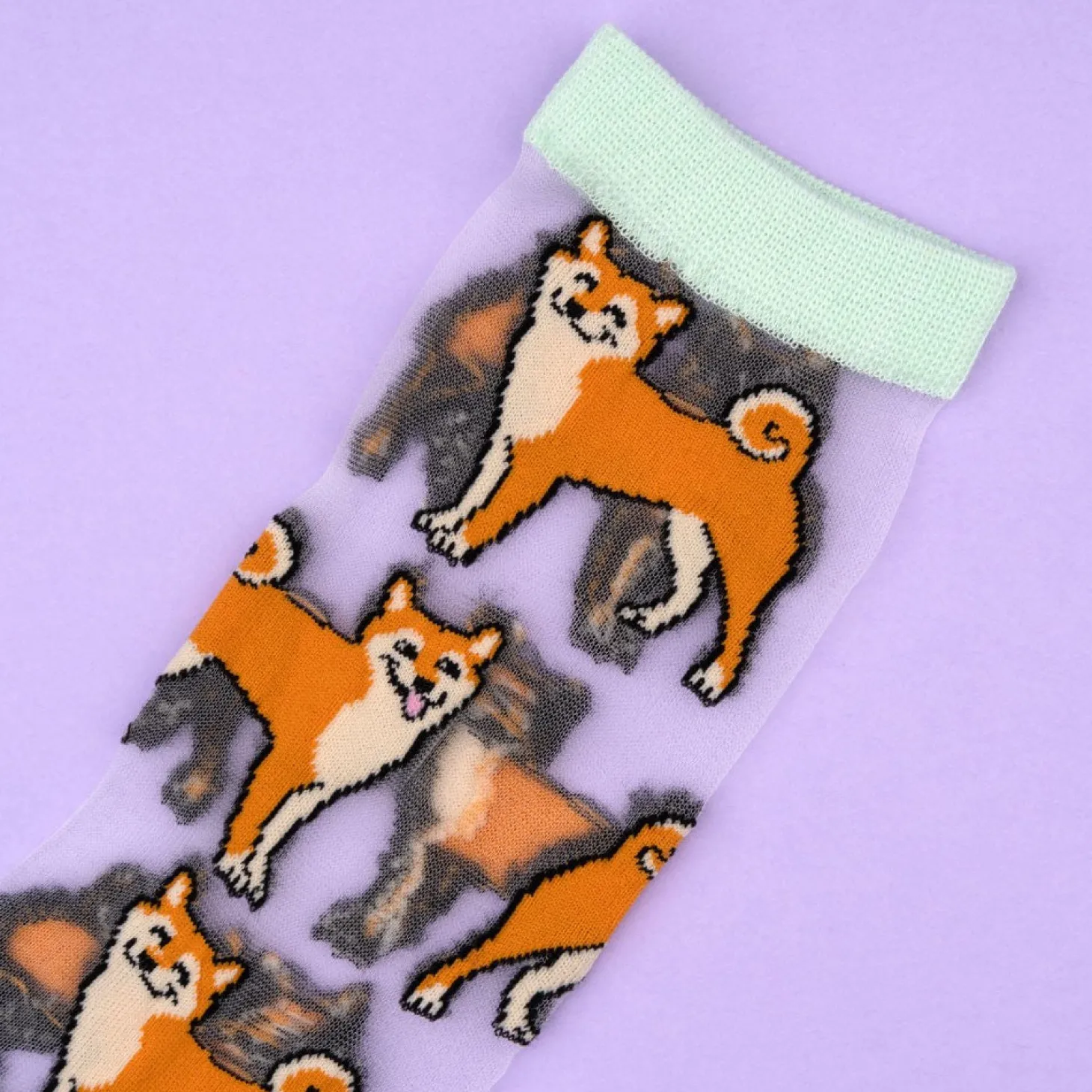 Coucou Suzette Shiba Sheer Socks* Sheer Socks