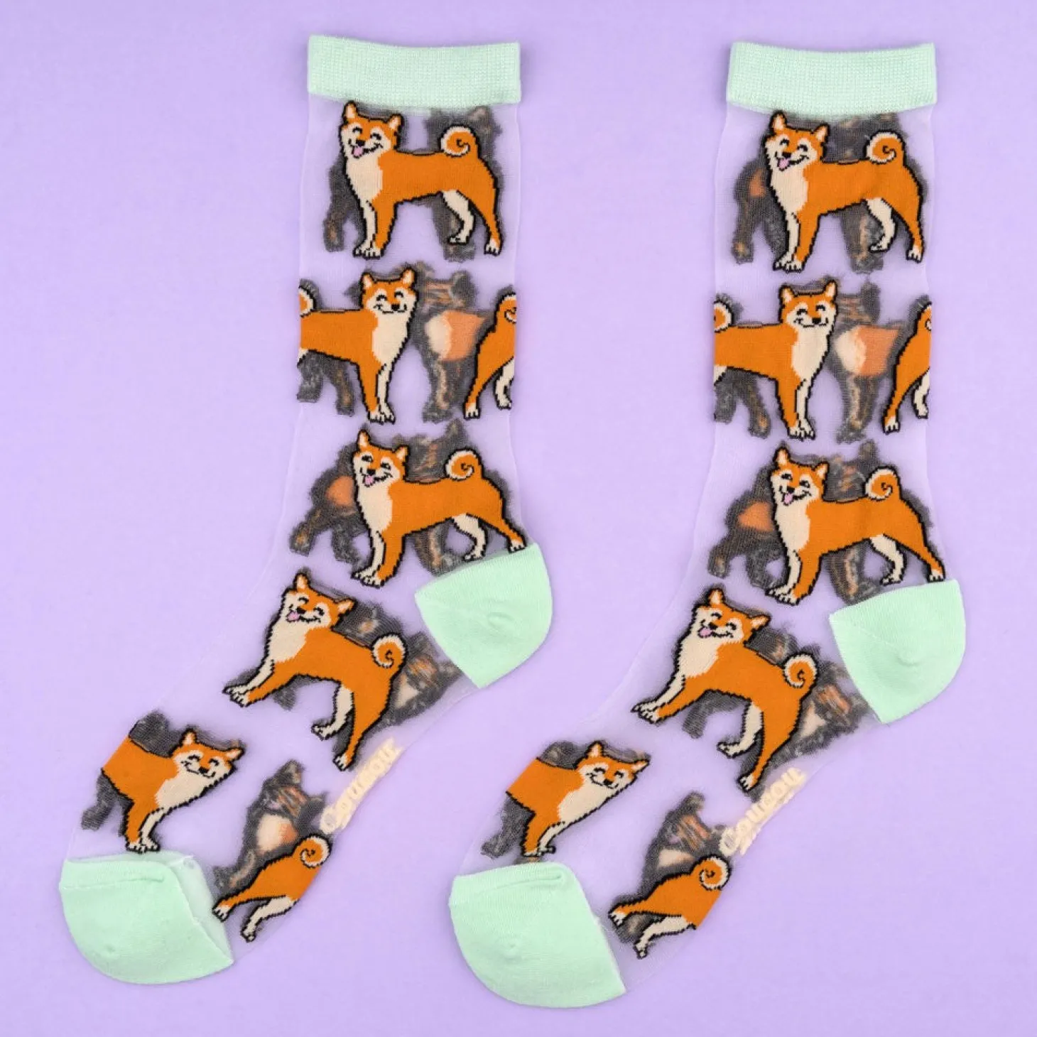 Coucou Suzette Shiba Sheer Socks* Sheer Socks