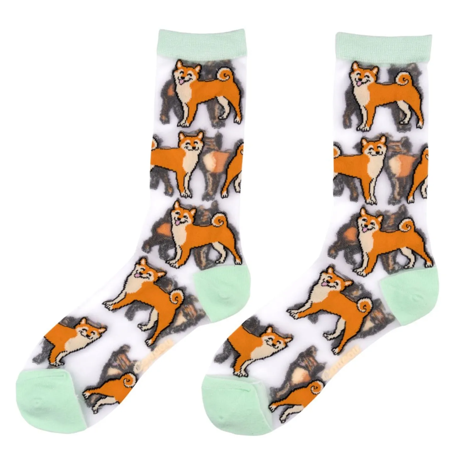 Coucou Suzette Shiba Sheer Socks* Sheer Socks