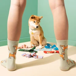 Coucou Suzette Shiba Socks* Cotton Socks
