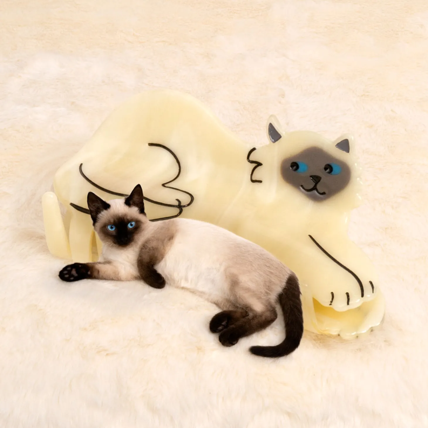 Coucou Suzette Siamese Cat Hair Claw* Hair Claws