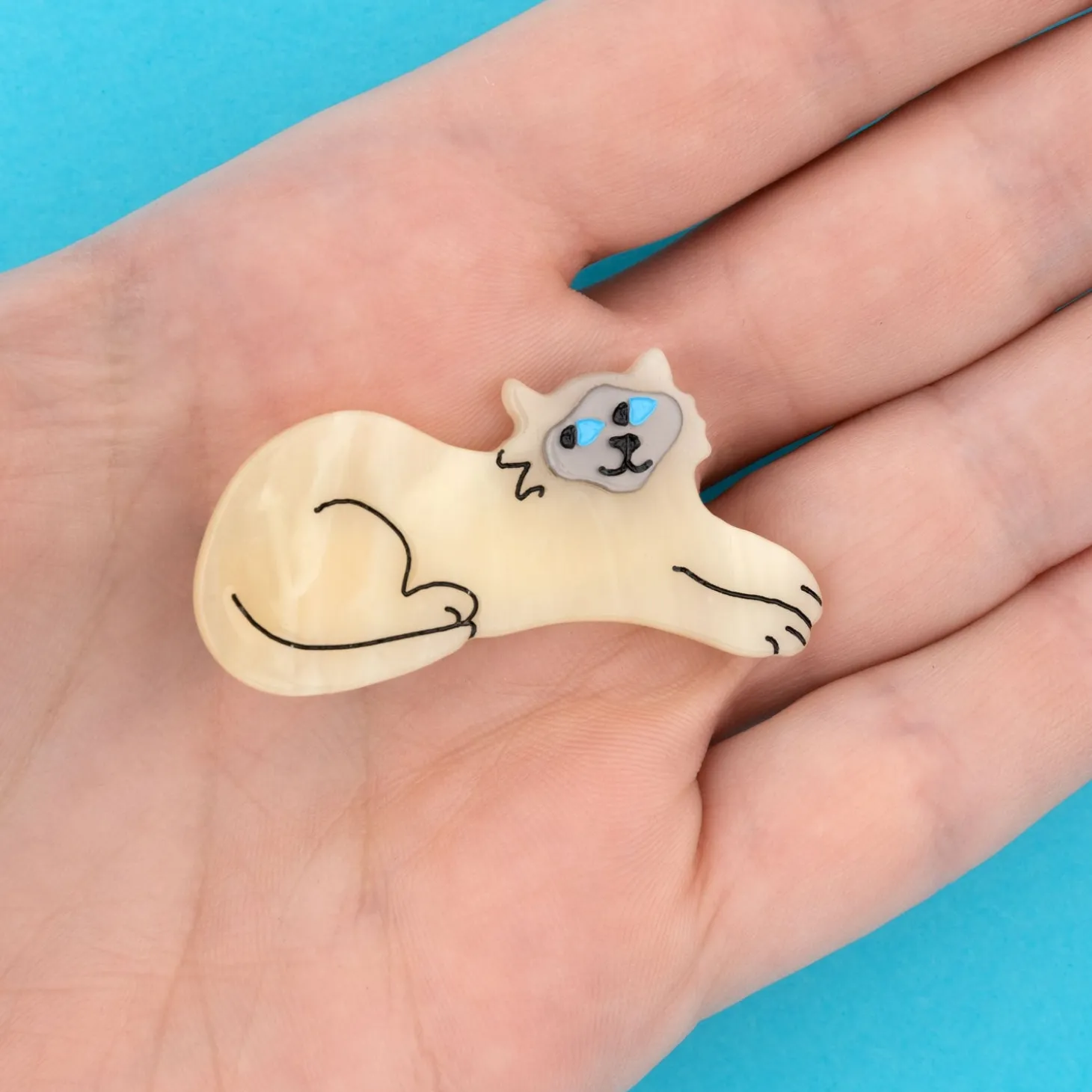 Coucou Suzette Siamese Cat Hair Clip* Hair Clips