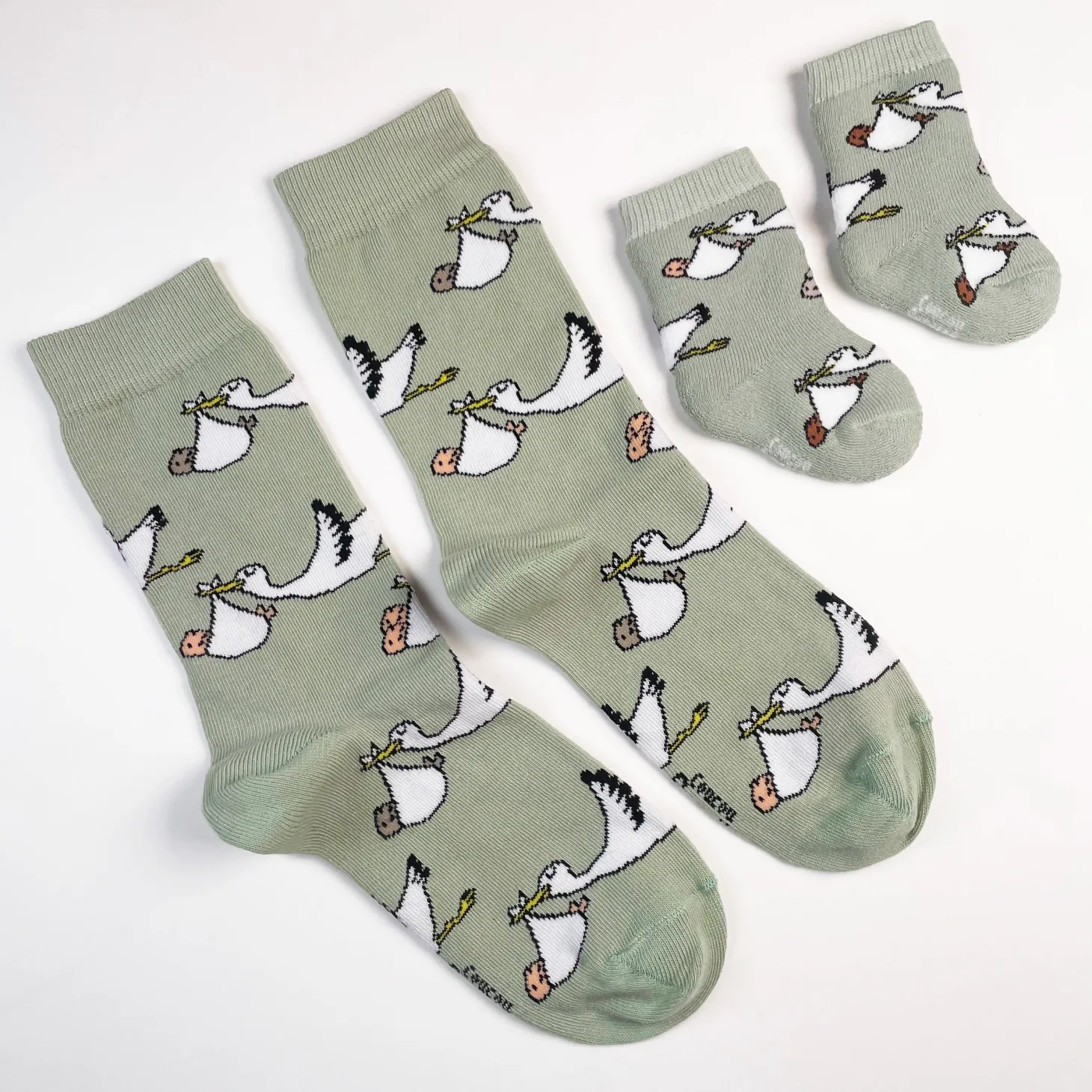 Coucou Suzette Stork Socks - Baby* Kids Socks