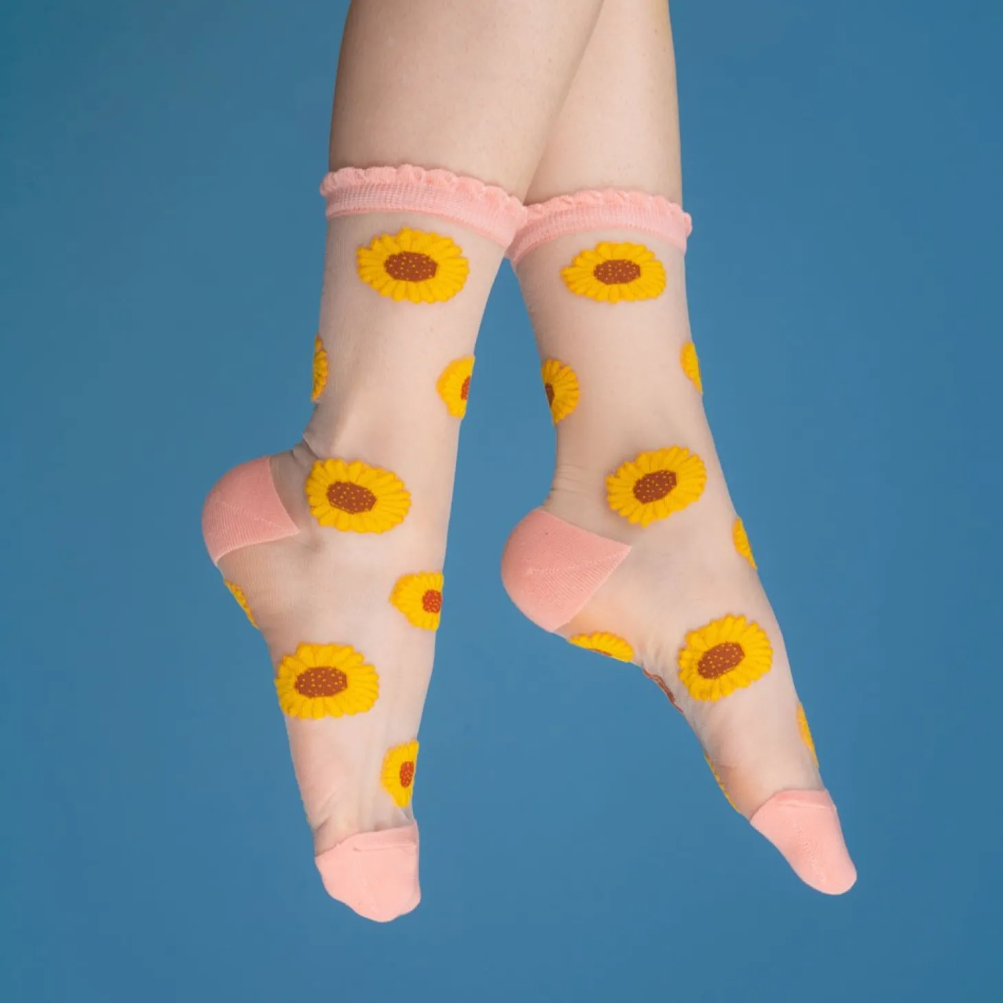 Coucou Suzette Sunflower Sheer Socks* Sheer Socks