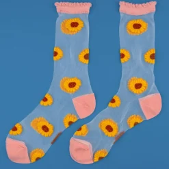 Coucou Suzette Sunflower Sheer Socks* Sheer Socks