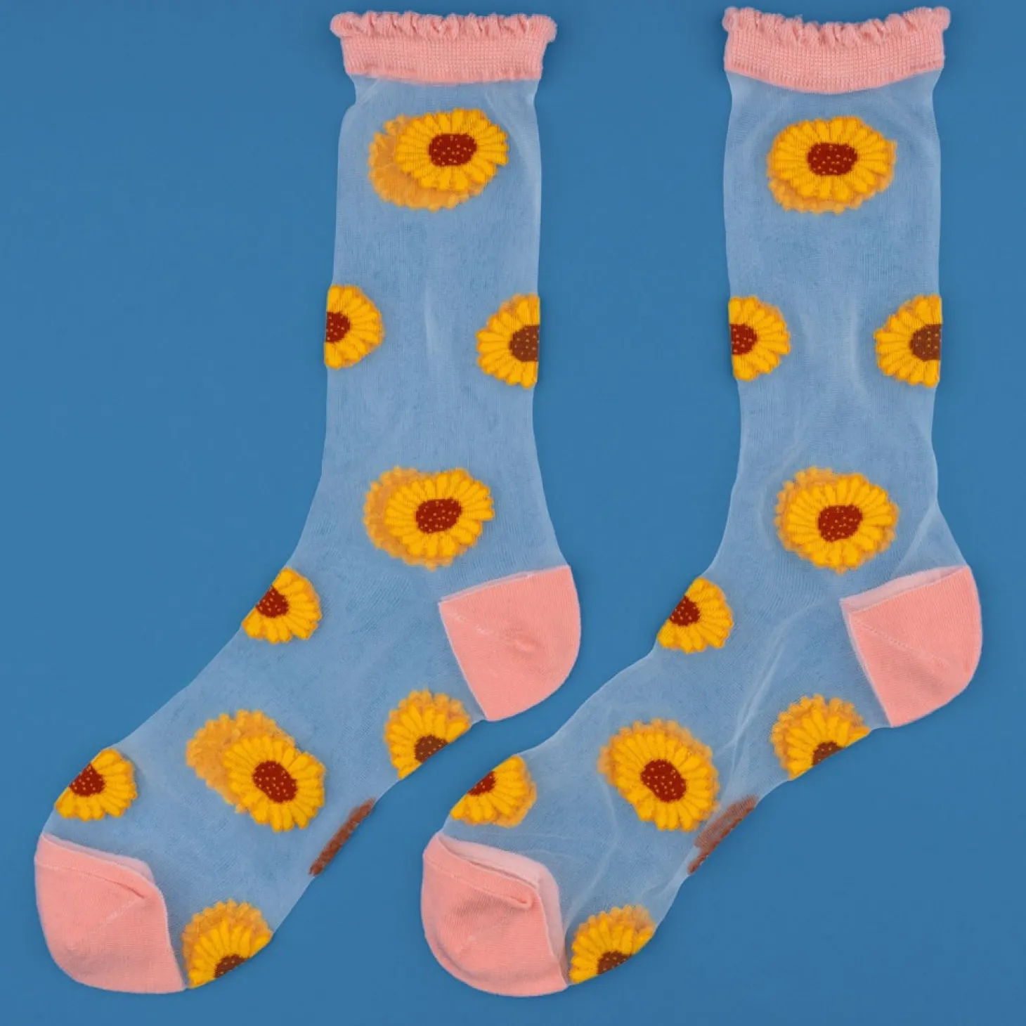 Coucou Suzette Sunflower Sheer Socks* Sheer Socks