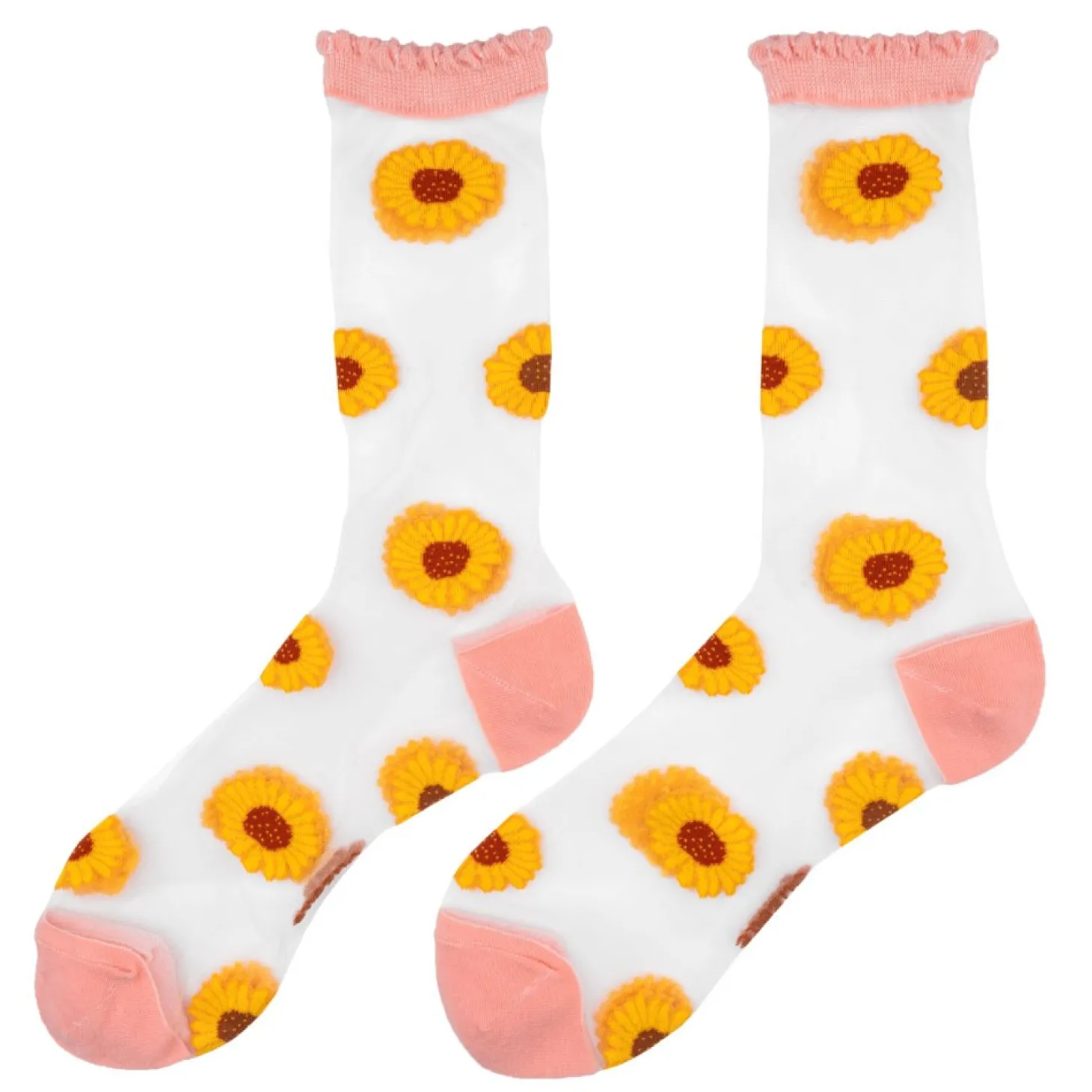 Coucou Suzette Sunflower Sheer Socks* Sheer Socks