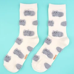 Coucou Suzette Suzette Cat Socks* Cotton Socks