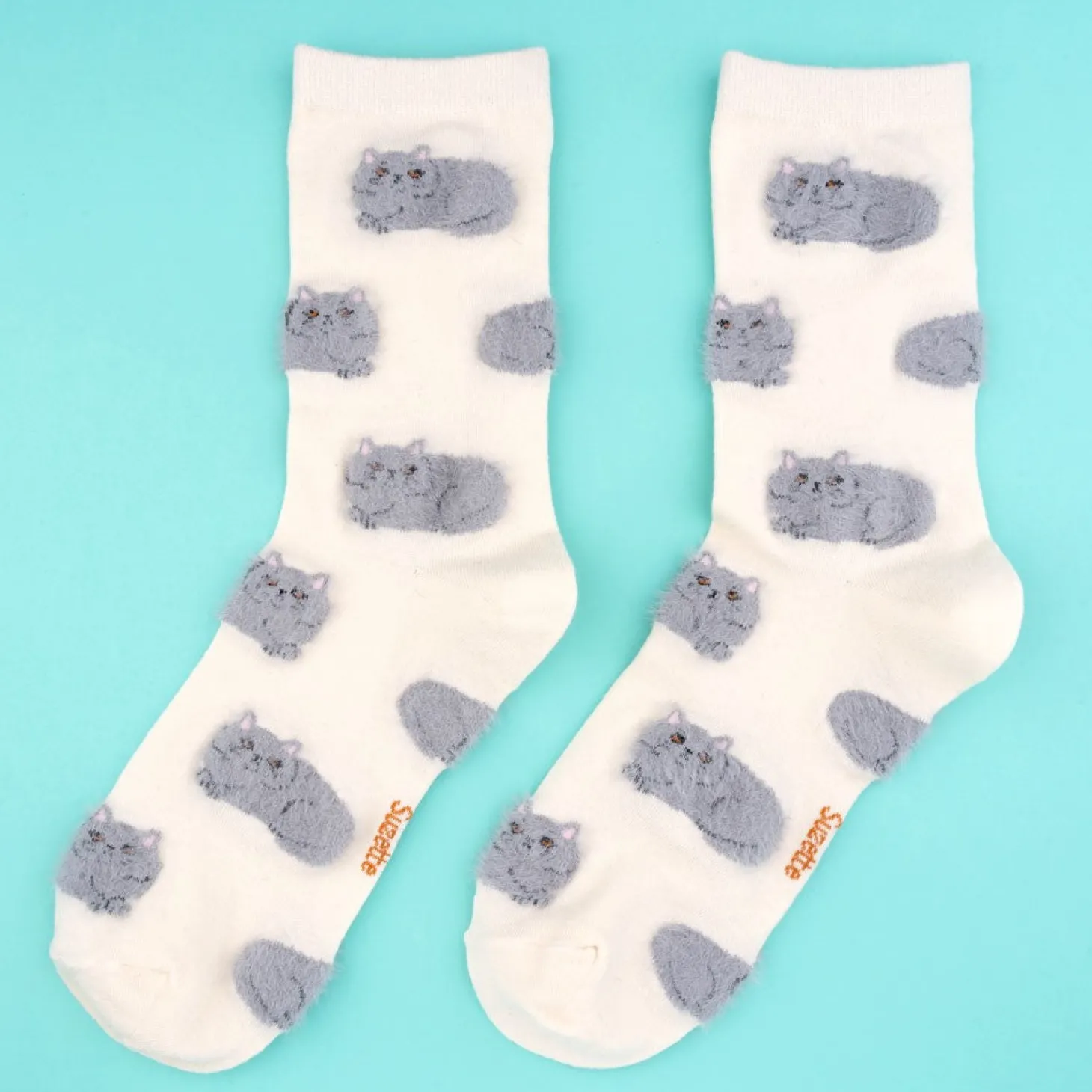 Coucou Suzette Suzette Cat Socks* Cotton Socks