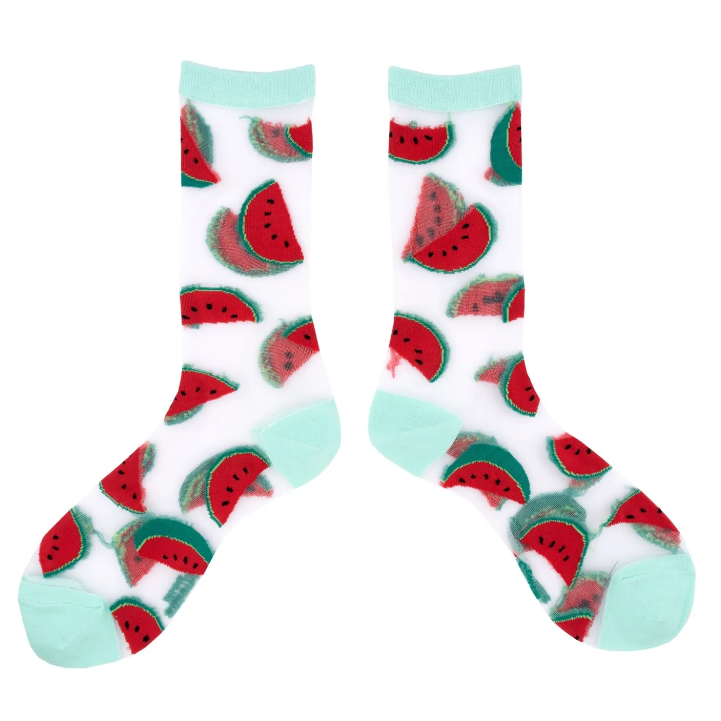 Coucou Suzette Watermelon Sheer Socks* Sheer Socks