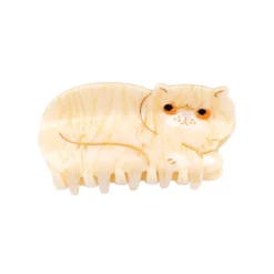 Coucou Suzette White Exotic Shorthair Cat Hair Claw* Hair Claws