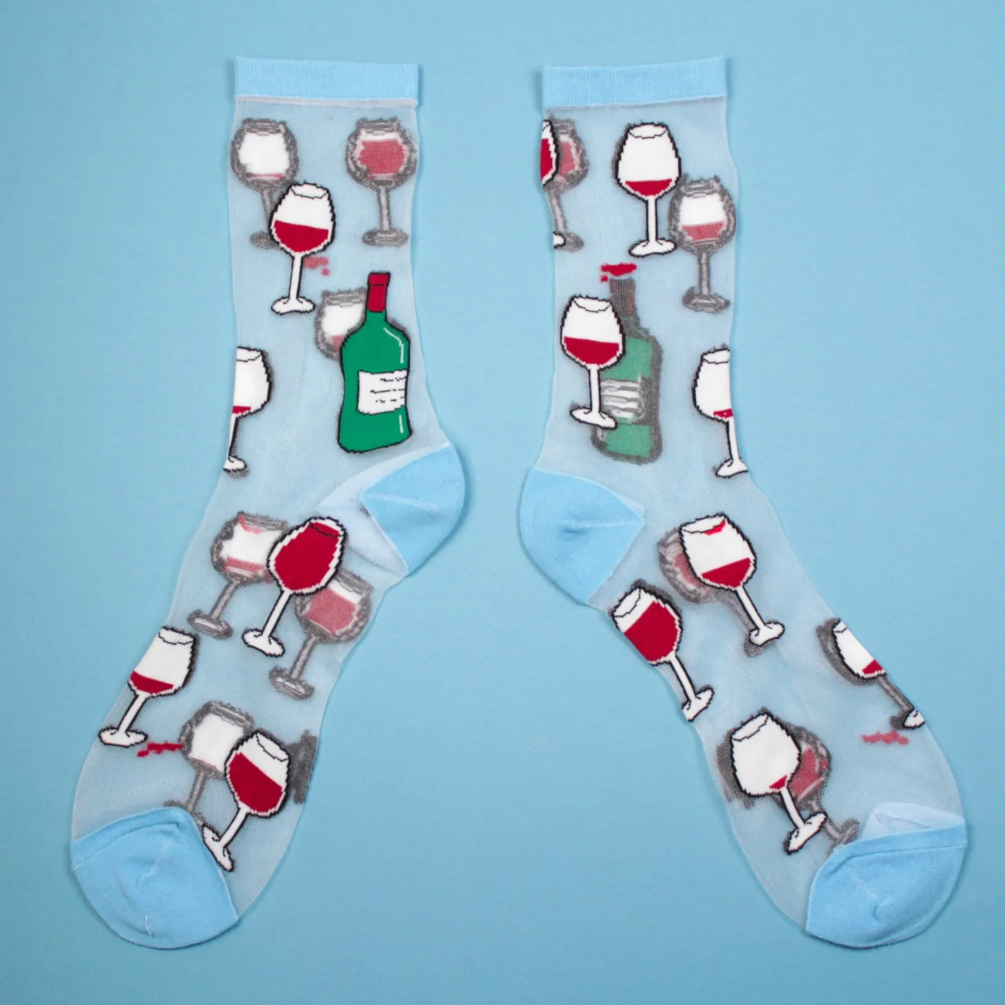 Coucou Suzette Wine Sheer Socks* Sheer Socks