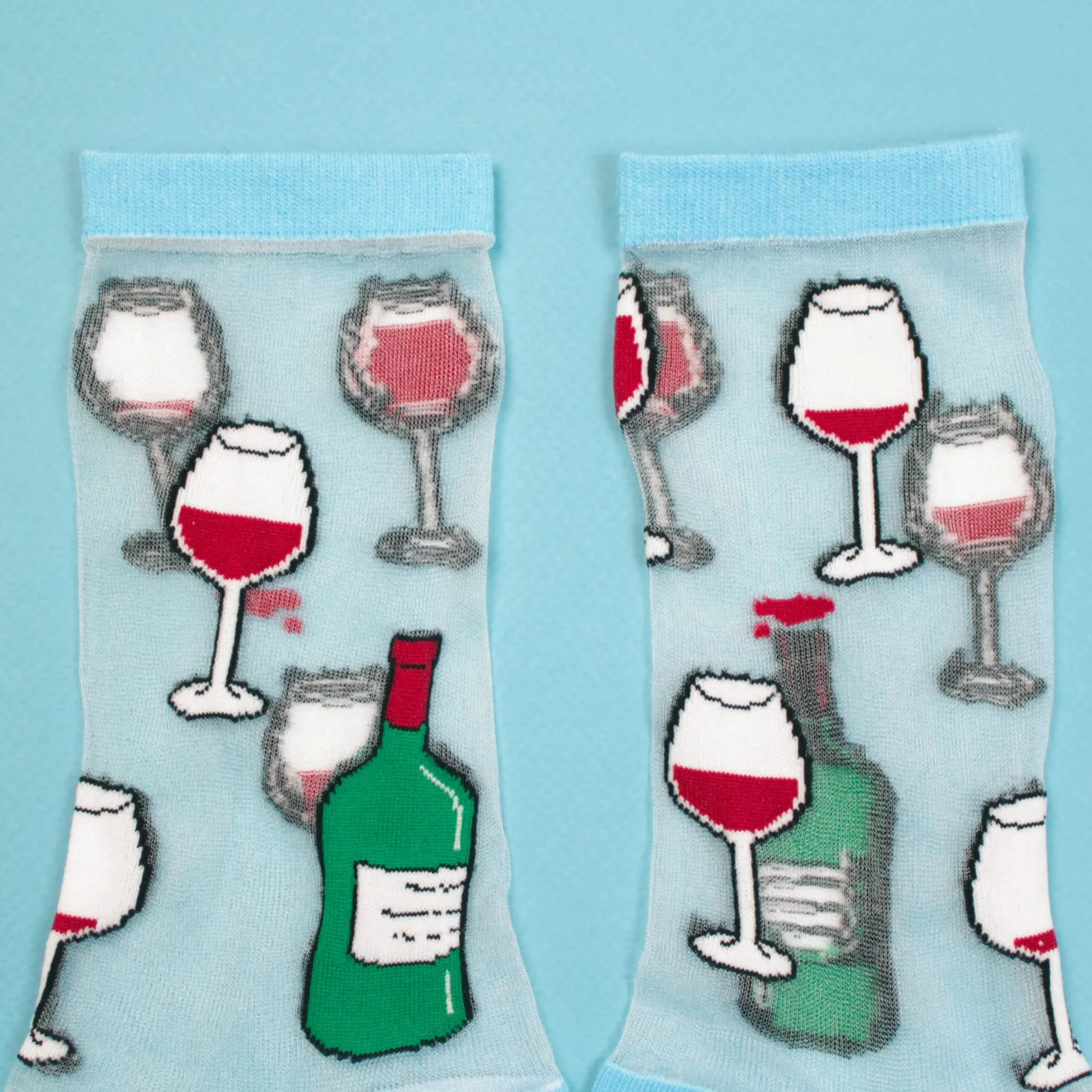 Coucou Suzette Wine Sheer Socks* Sheer Socks